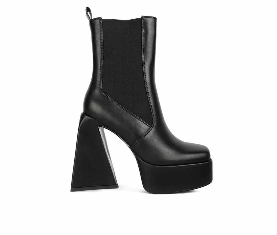 Heeled Boots * | Women'S London Rag Frosty Platform Heeled Booties