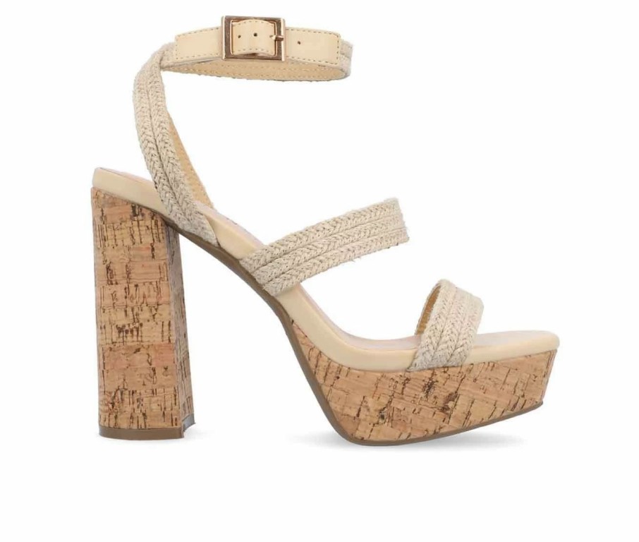 Heeled Sandals * | Women'S Journee Collection Sienne Dress Sandals