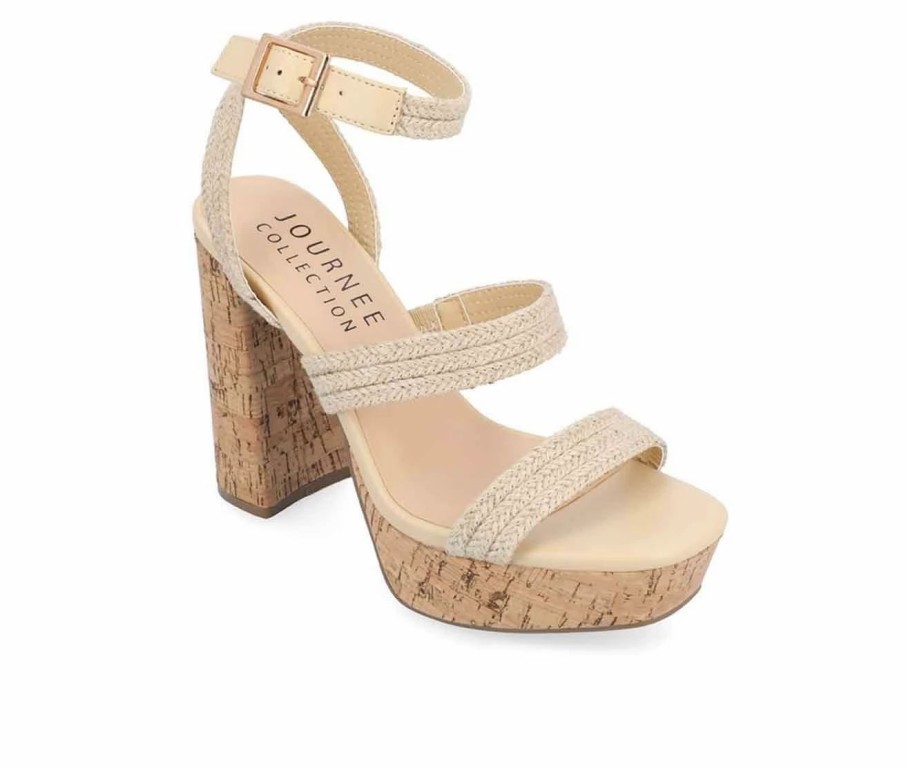 Heeled Sandals * | Women'S Journee Collection Sienne Dress Sandals