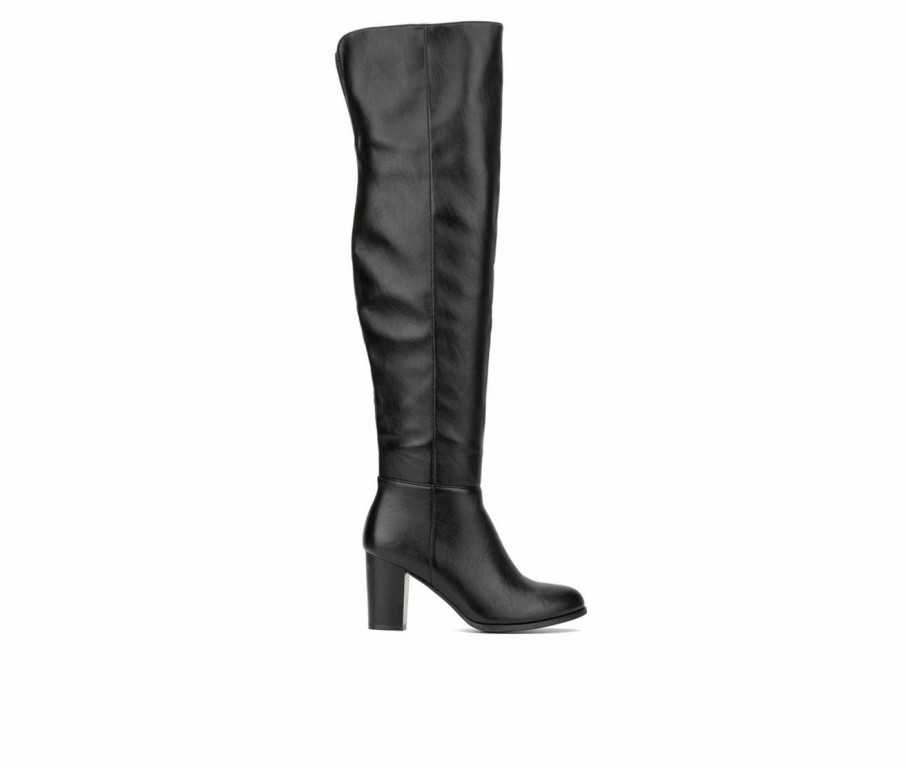 Heeled Boots * | Women'S New York And Company Amory Knee High Boots