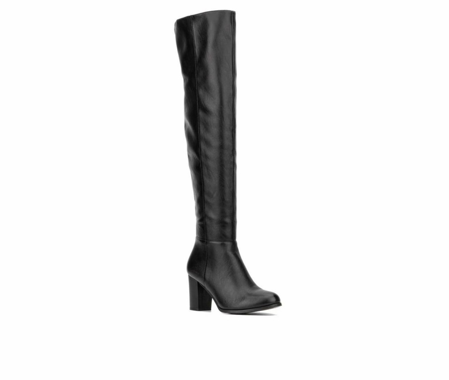 Heeled Boots * | Women'S New York And Company Amory Knee High Boots