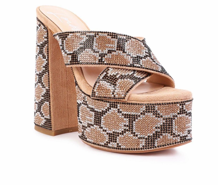 Platform Heels * | Women'S London Rag Ful Platform Heeled Sandals