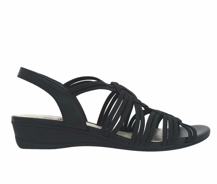 Heeled Sandals * | Women'S Impo Riya Low Wedge Sandals