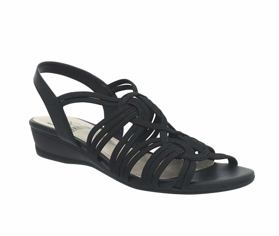 Heeled Sandals * | Women'S Impo Riya Low Wedge Sandals