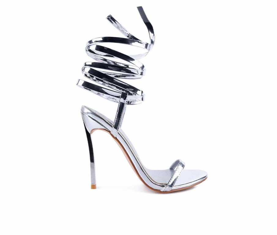 Stiletto Heels * | Women'S London Rag Smacker Stiletto Dress Sandals