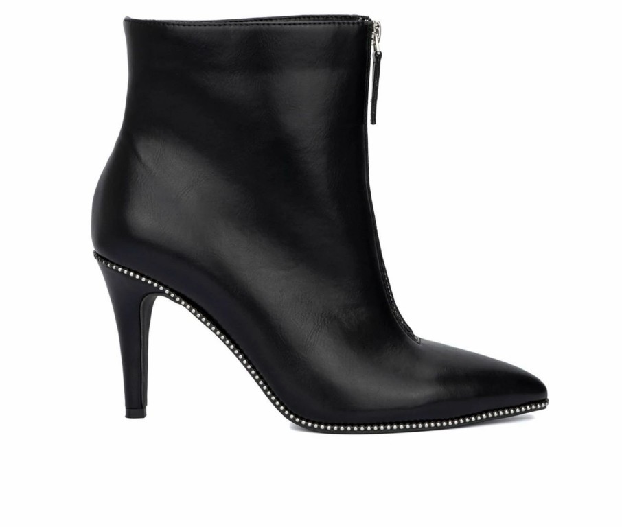 Stiletto Heels * | Women'S Fashion To Figure Rider Heeled Booties