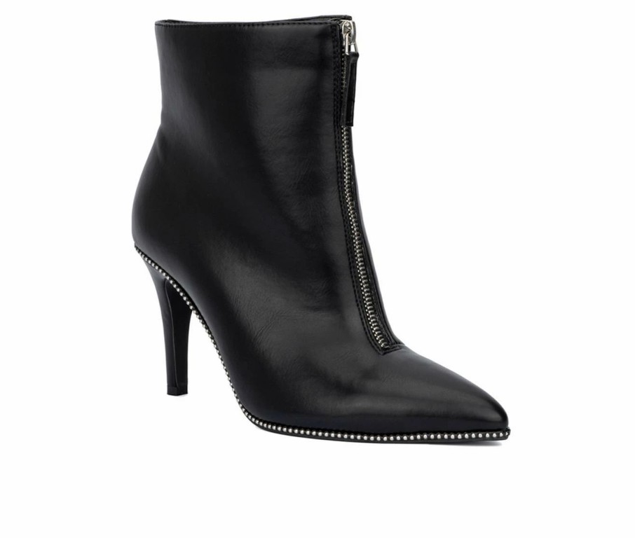 Stiletto Heels * | Women'S Fashion To Figure Rider Heeled Booties