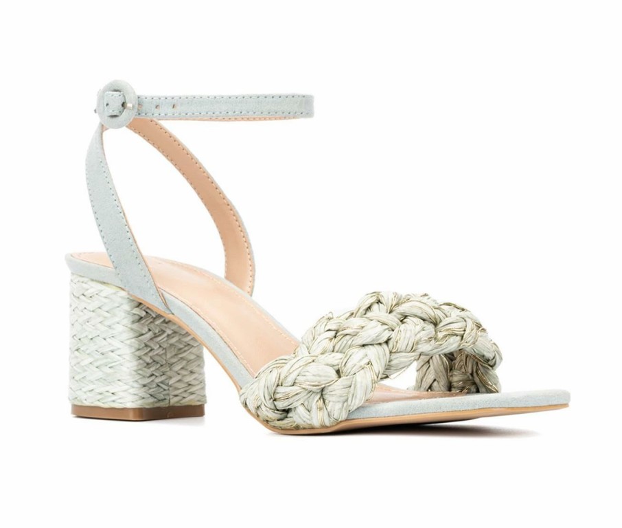 Heeled Sandals * | Women'S New York And Company Elissa Dress Sandals