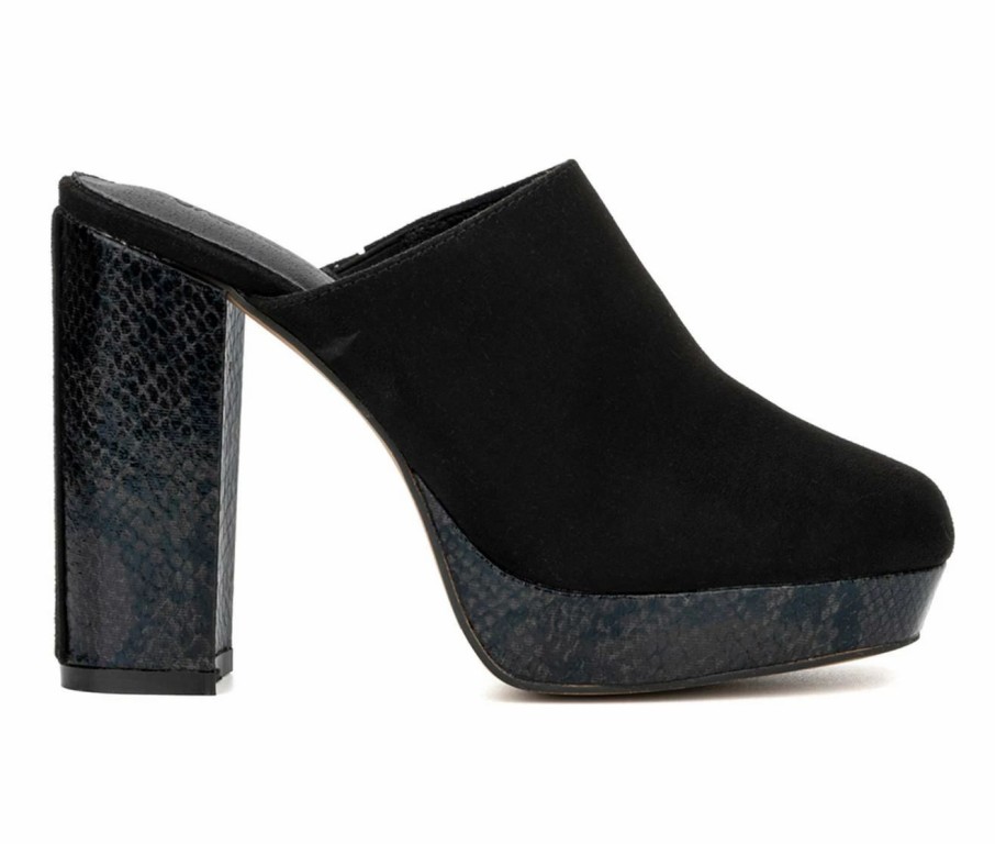 Block Heels * | Women'S Gabrielle Union Mykayla Heeled Clogs