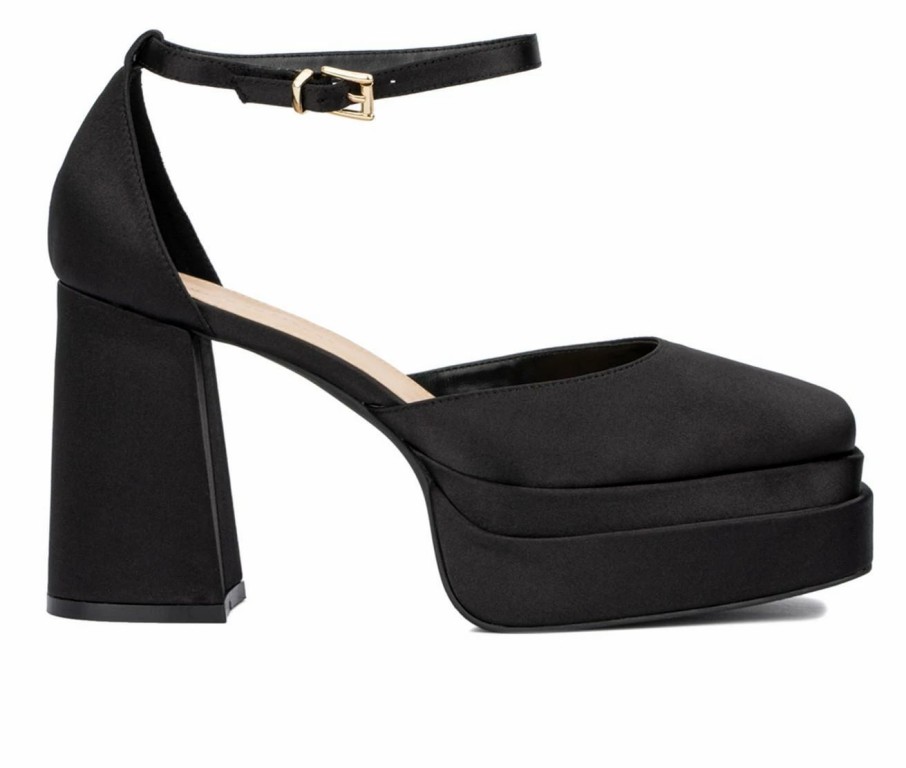 Block Heels * | Women'S Fashion To Figure Martine Heel Pumps