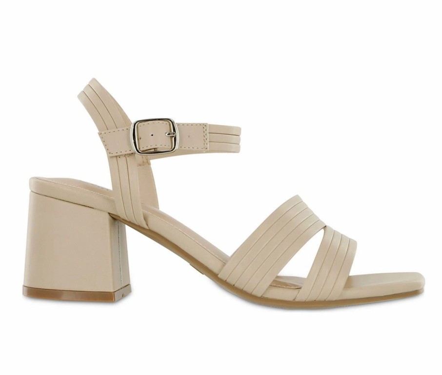 Heeled Sandals * | Women'S Mia Amore Striking-Wide Dress Sandals