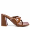 Block Heels * | Women'S London Rag Phantom Dress Sandals