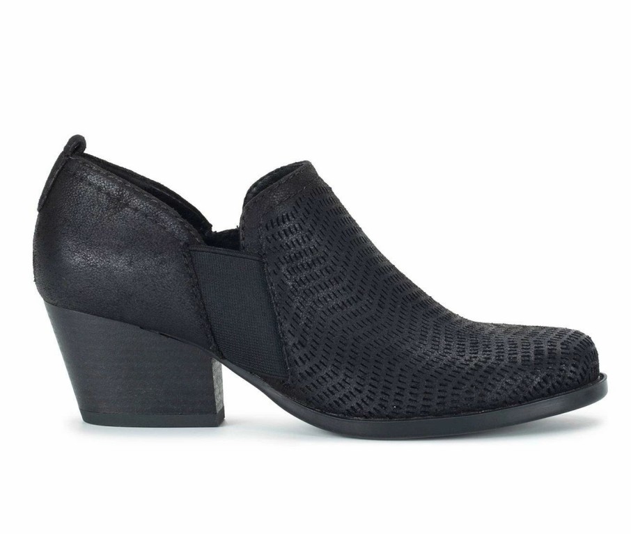 Heeled Boots * | Women'S Baretraps Ridgley Block Heel Low Ankle Booties