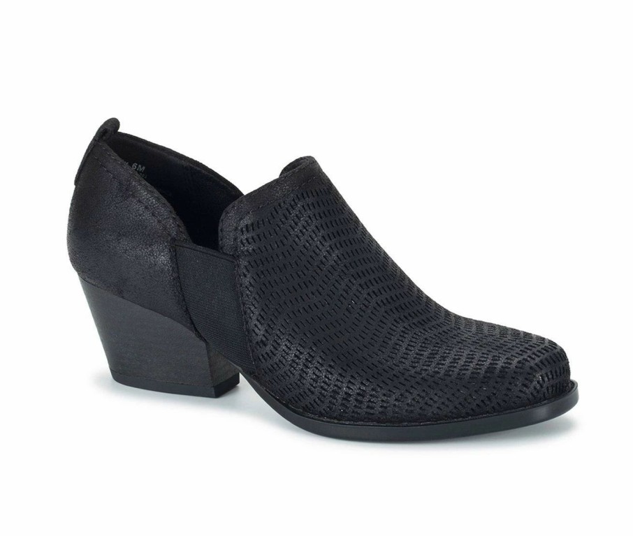 Heeled Boots * | Women'S Baretraps Ridgley Block Heel Low Ankle Booties