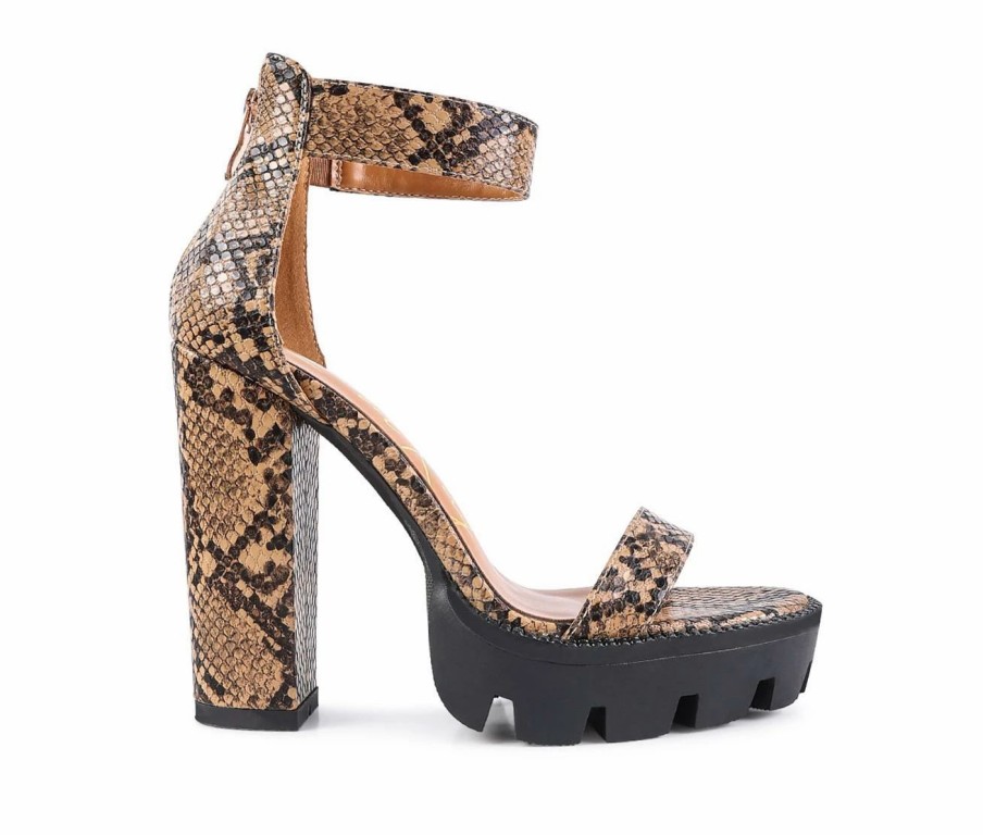 Heeled Sandals * | Women'S London Rag Rattle Platform Dress Sandals