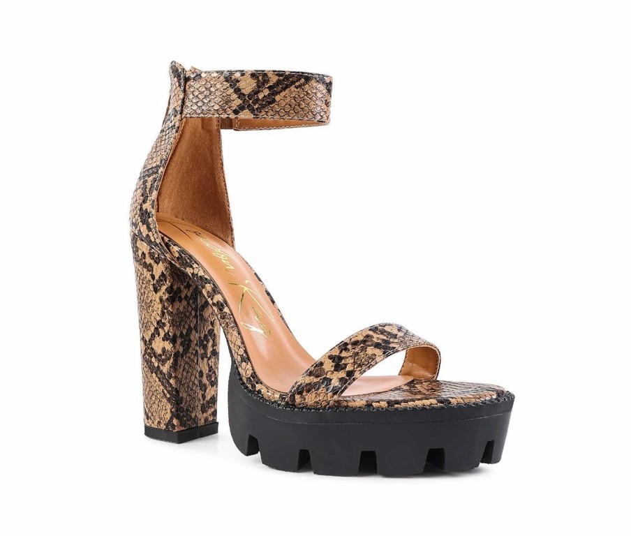 Heeled Sandals * | Women'S London Rag Rattle Platform Dress Sandals