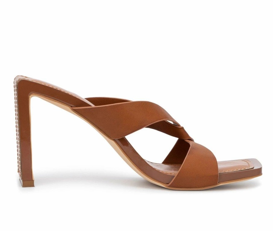 Heeled Sandals * | Women'S New York And Company Inna Dress Sandals