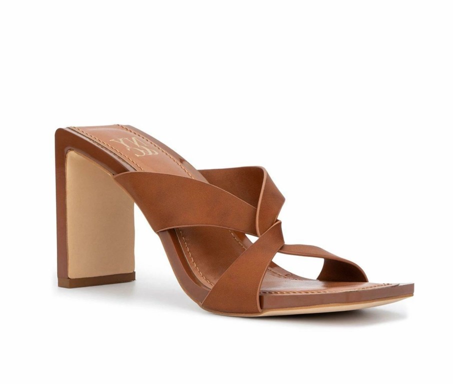 Heeled Sandals * | Women'S New York And Company Inna Dress Sandals