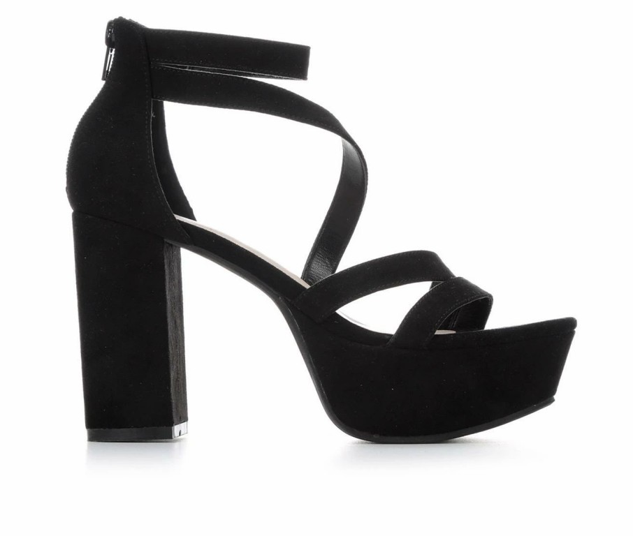 Heeled Sandals * | Women'S Y-Not Buffer Platform Dress Sandals