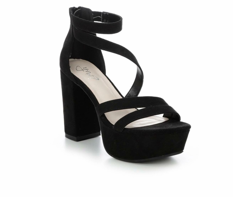 Heeled Sandals * | Women'S Y-Not Buffer Platform Dress Sandals