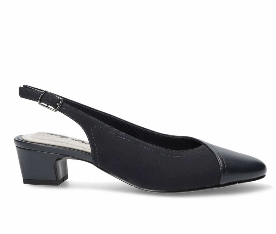 Block Heels * | Women'S Easy Street Pratt Slingback Pumps