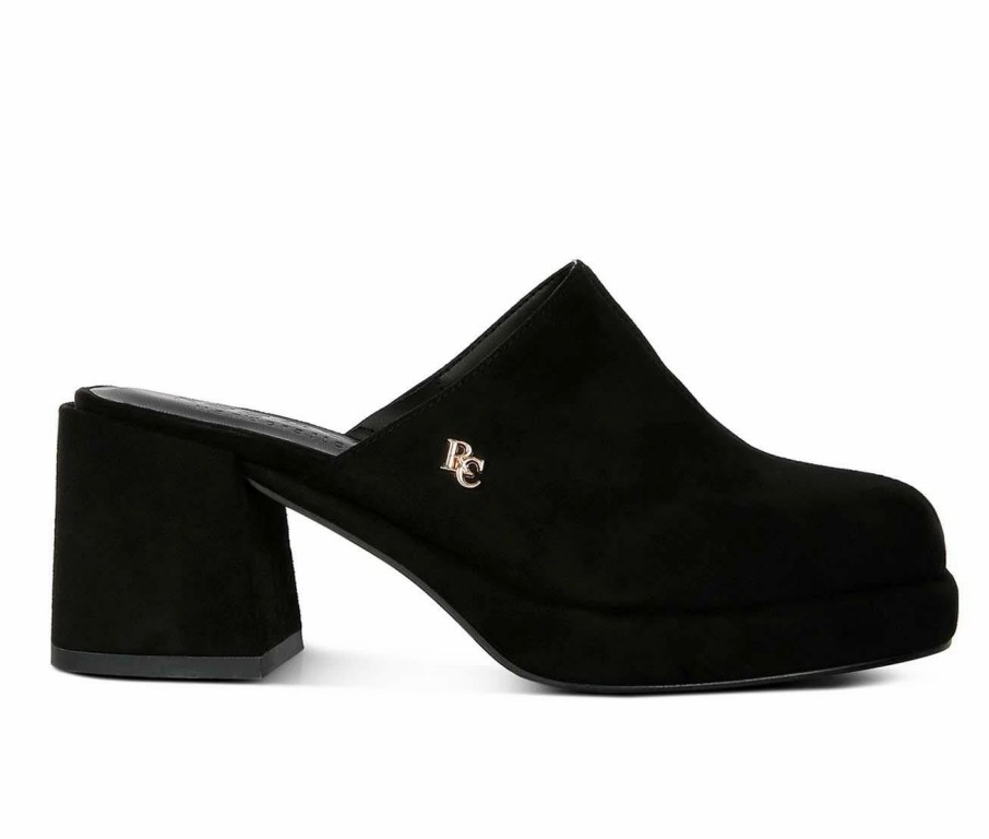 Block Heels * | Women'S Rag & Co Delaunay Block Heel Mules