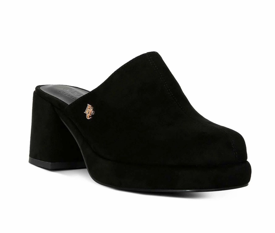 Block Heels * | Women'S Rag & Co Delaunay Block Heel Mules