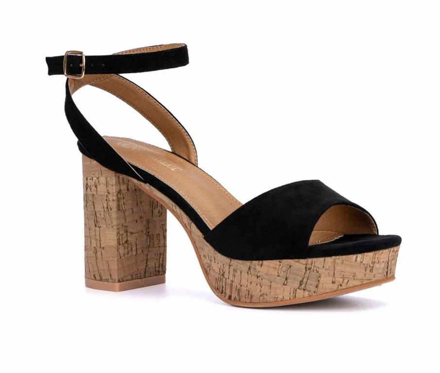 Heeled Sandals * | Women'S Olivia Miller Victoria Heel Dress Sandals