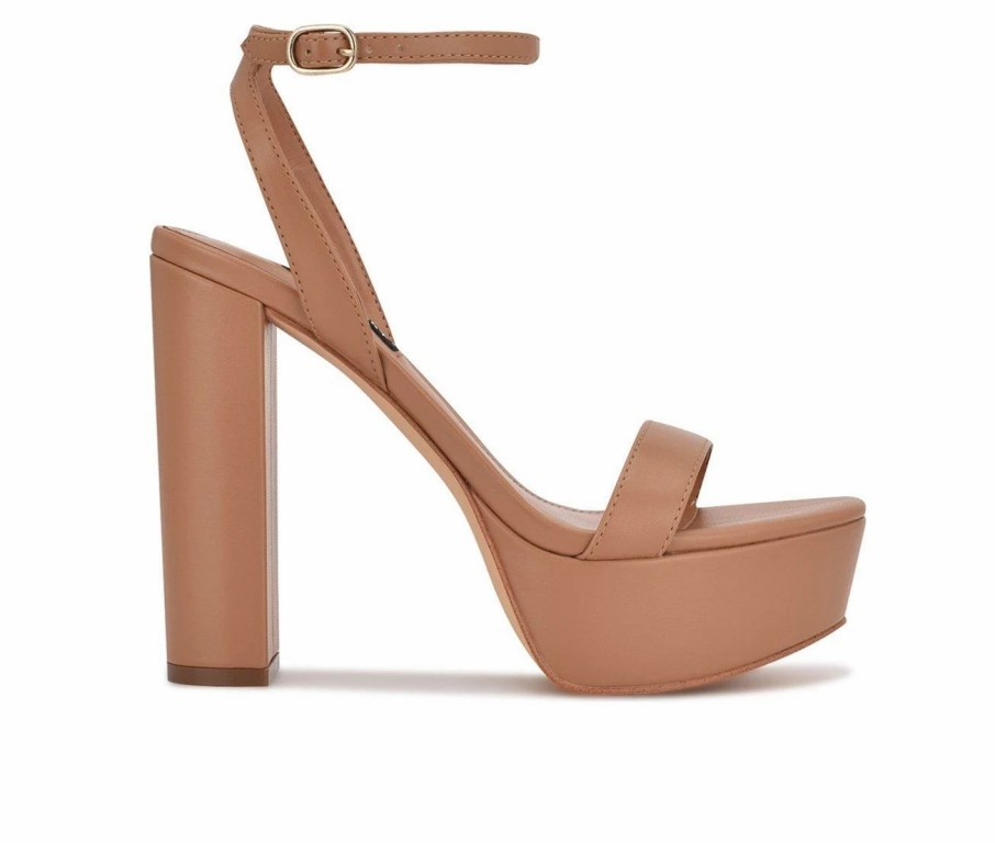 Platform Heels * | Women'S Nine West Uknow Platform Dress Sandals