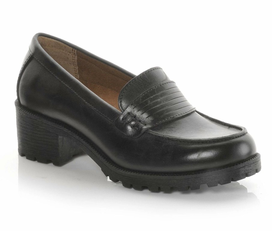 Pumps * | Women'S Eastland Newbury Heeled Penny Loafers