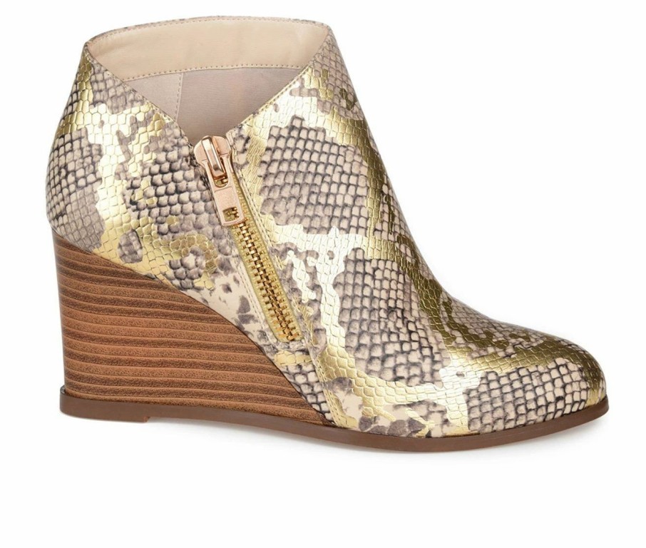 Heeled Boots * | Women'S Journee Collection Glam Wedge Booties