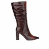 Heeled Boots * | Women'S New York And Company Earla Mid Calf Heeled Boots