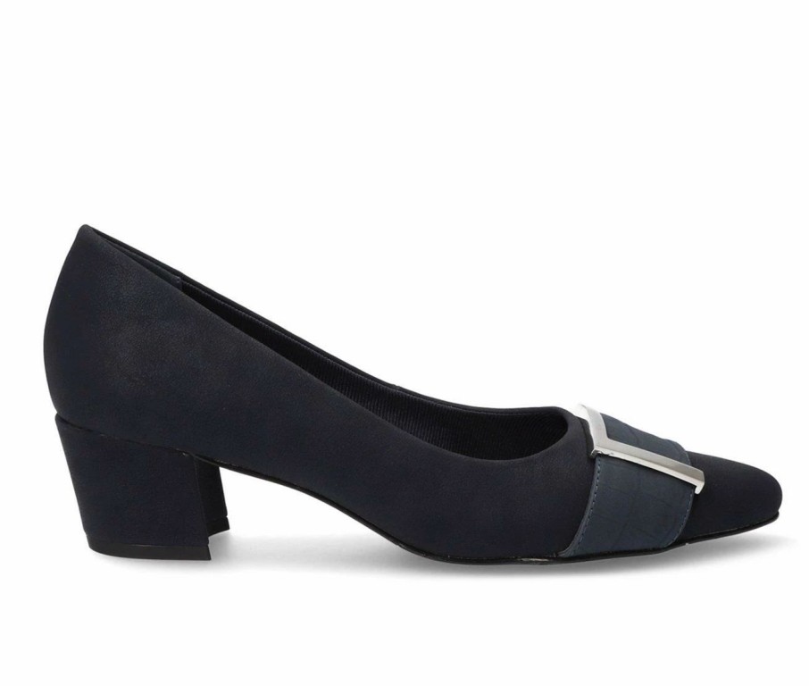 Block Heels * | Women'S Easy Street Cariel Pumps