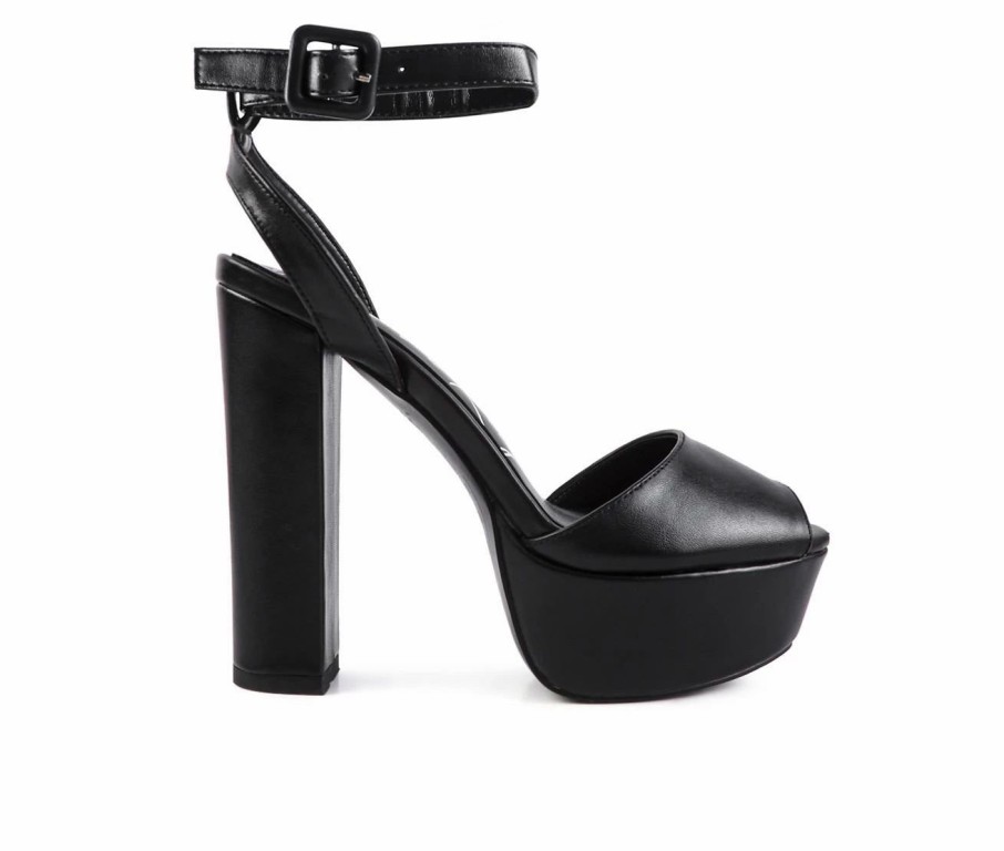 Platform Heels * | Women'S London Rag Roger Platform Dress Sandals