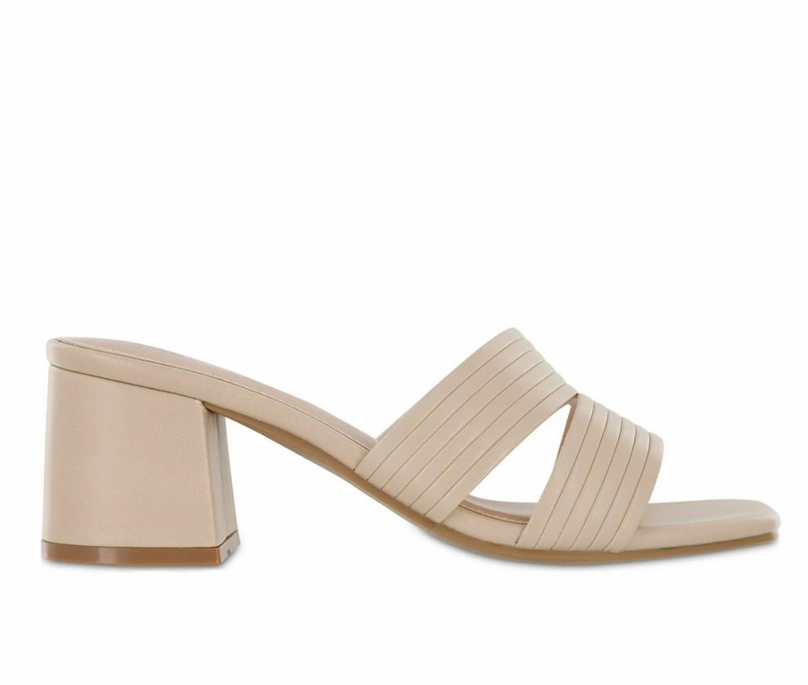 Heeled Sandals * | Women'S Mia Amore Stratah-Wide Dress Sandals