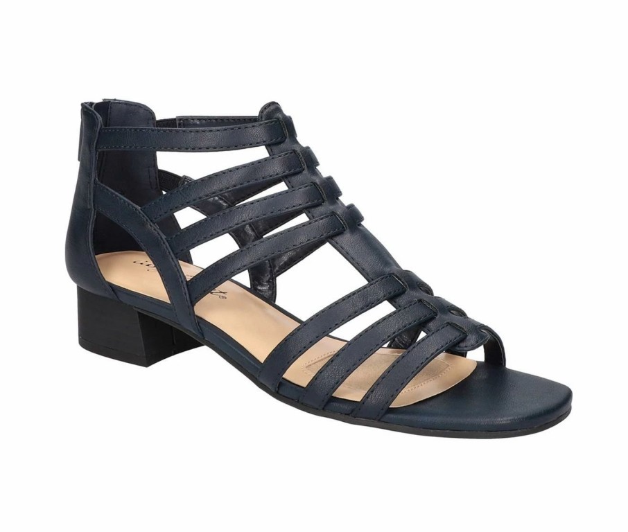 Heeled Sandals * | Women'S Easy Street Cole Dress Sandals