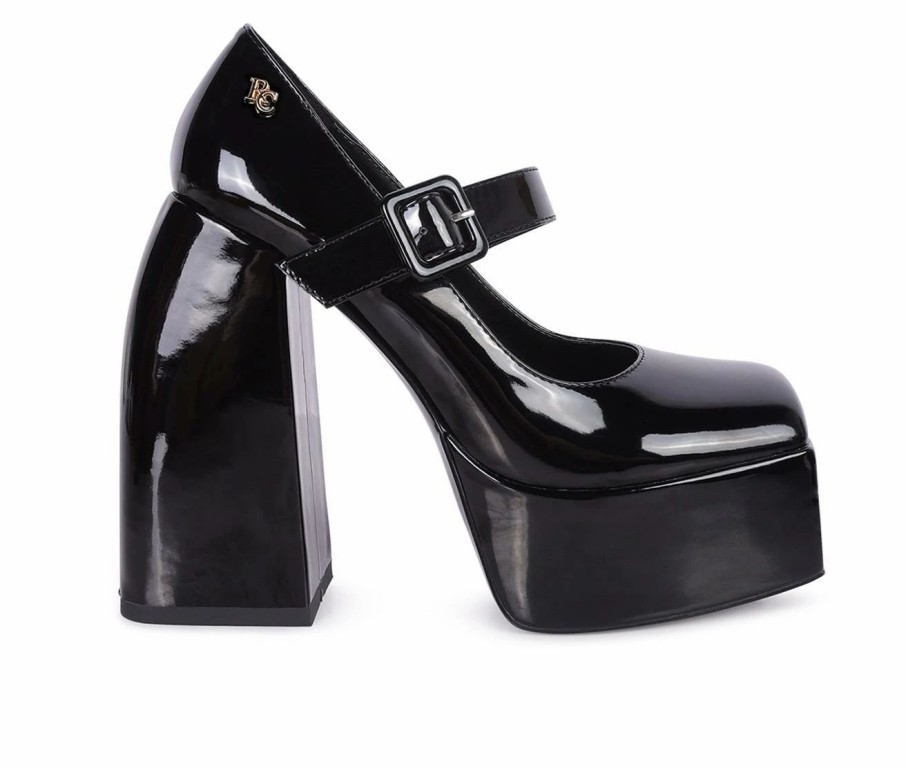 Platform Heels * | Women'S Rag & Co Pablo Platform Block Heel Mary Janes