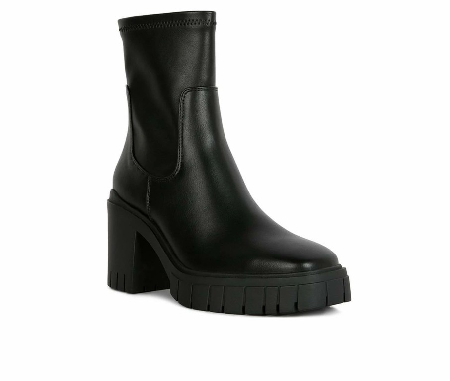 Heeled Boots * | Women'S London Rag Kokum Platform Heeled Booties