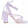 Block Heels * | Women'S New York And Company Dena Dress Sandals