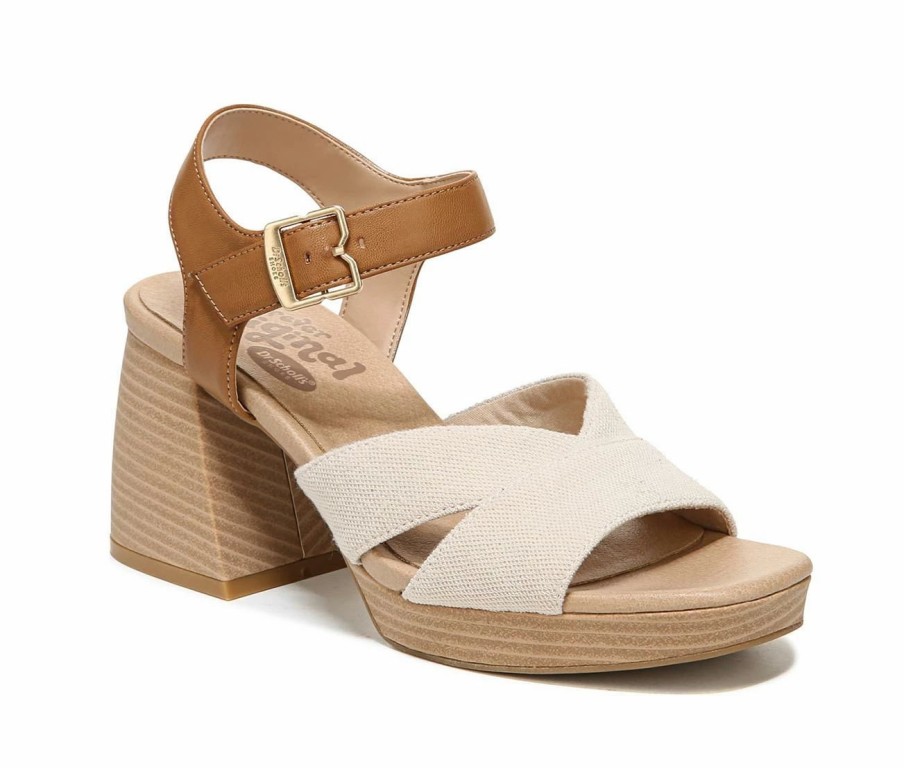 Heeled Sandals * | Women'S Dr. Scholls Mariah Peep Toe Platform Sandals