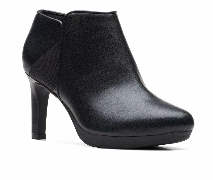 Heeled Boots * | Women'S Clarks Ambyr Gem Heeled Booties