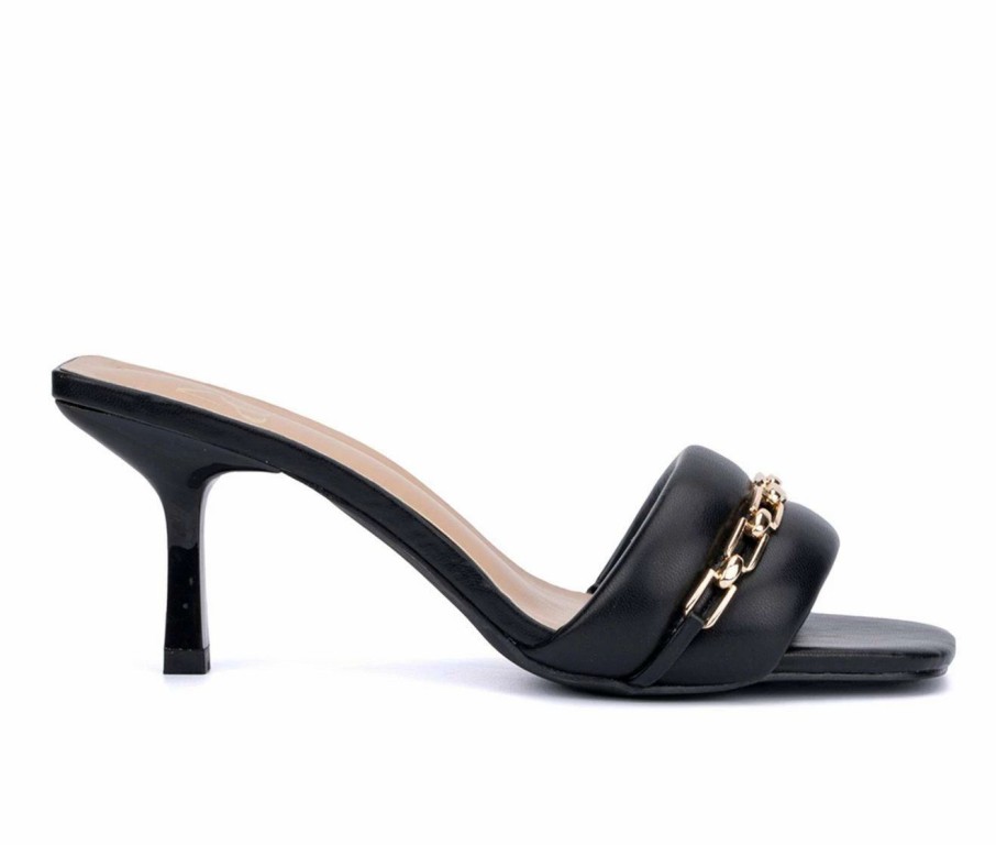 Heeled Sandals * | Women'S New York And Company Blasie Dress Sandals