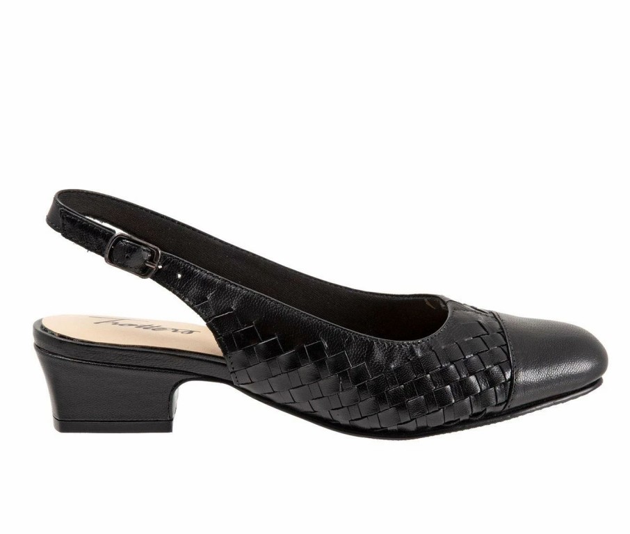 Pumps * | Women'S Trotters Dea Woven Slingback Pumps