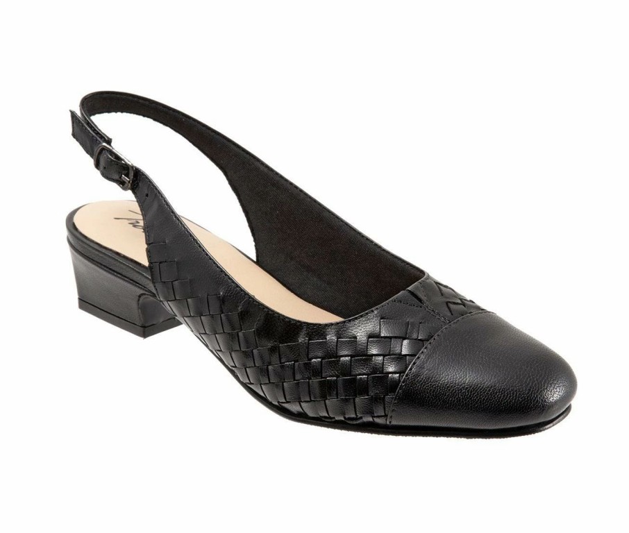 Pumps * | Women'S Trotters Dea Woven Slingback Pumps