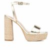 Heeled Sandals * | Women'S New York And Company Odalina Platform Dress Sandals