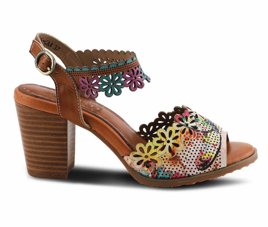 Heeled Sandals * | Women'S L'Artiste Floradacious Dress Sandals