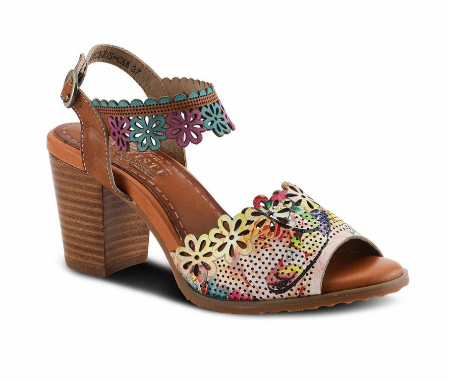 Heeled Sandals * | Women'S L'Artiste Floradacious Dress Sandals