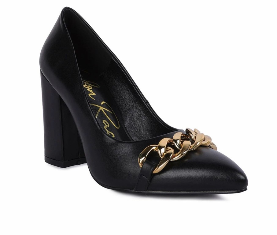 Pumps * | Women'S Rag & Co Majesty Block Heel Pumps