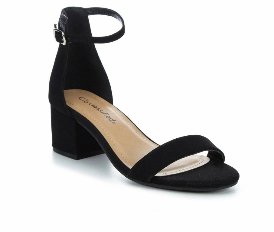 Heeled Sandals * | Women'S City Classified Weekend Dress Sandals