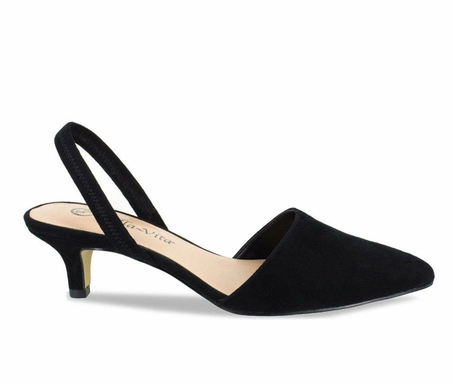 Pumps * | Women'S Bella Vita Sarah Kitten Heel Sling Back Pumps